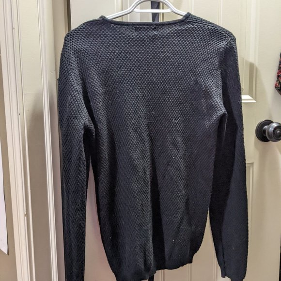 Zara Man Men's Size Small Sweater Warm Grey Gray Top - Picture 2 of 4